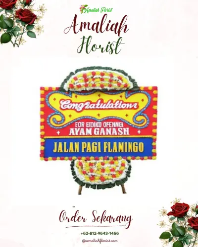 Bunga Papan Congratulation di Gegerkunci